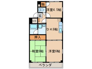 青山マンションの物件間取画像